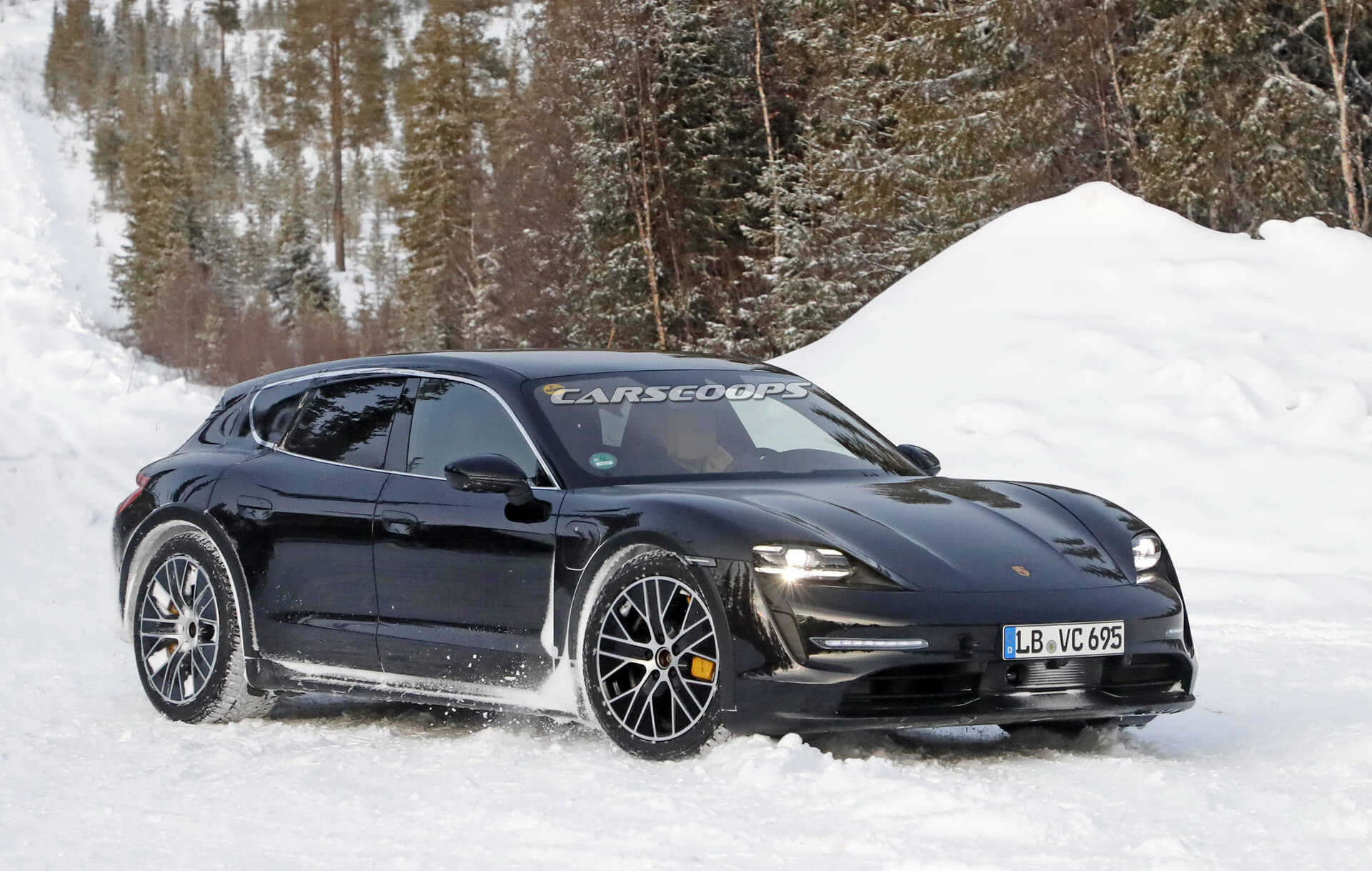 Ain’t Nothing Keeping Porsche’s Electric Taycan Cross Turismo Back From Testing