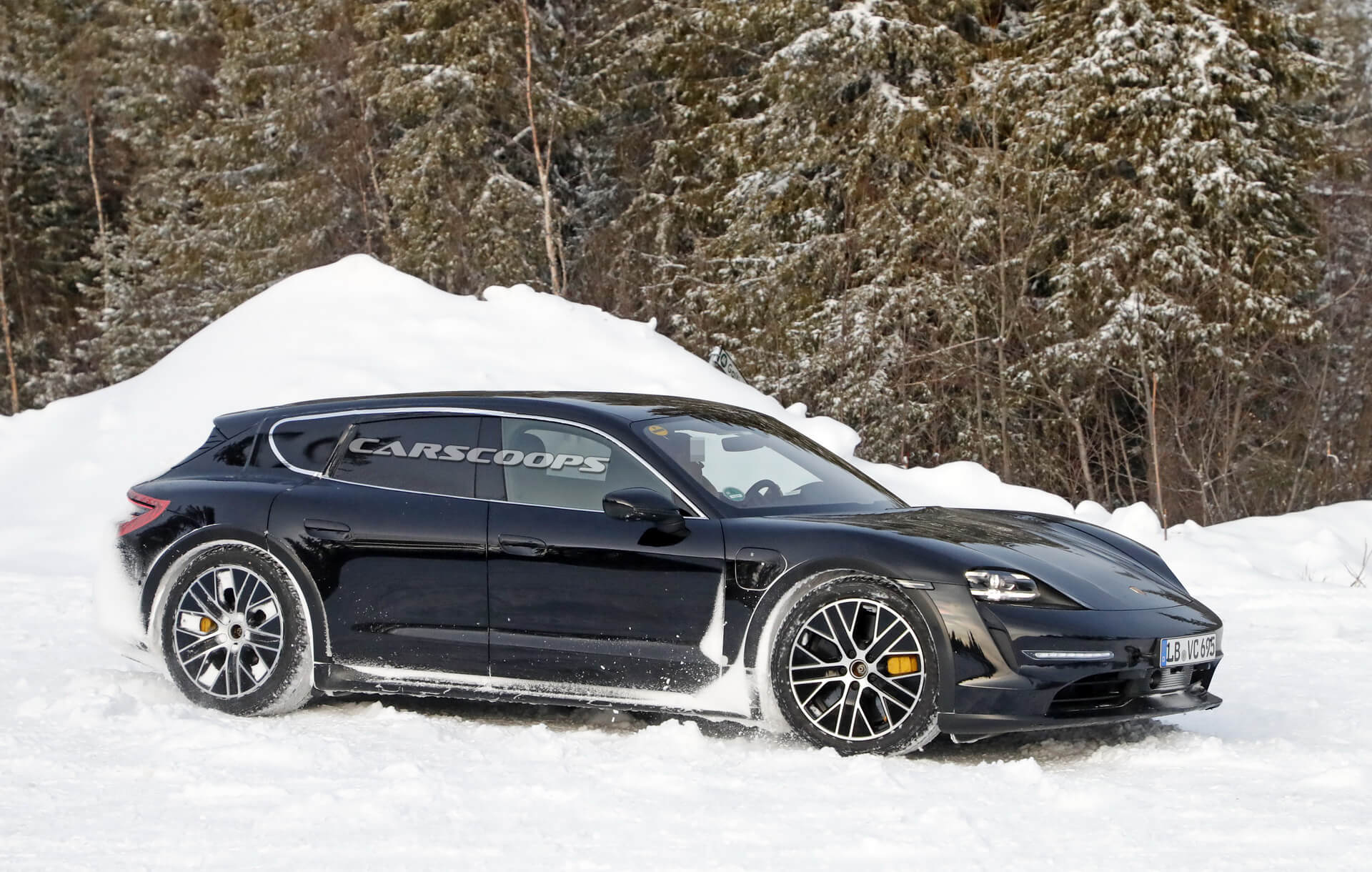 Ain’t Nothing Keeping Porsche’s Electric Taycan Cross Turismo Back From Testing