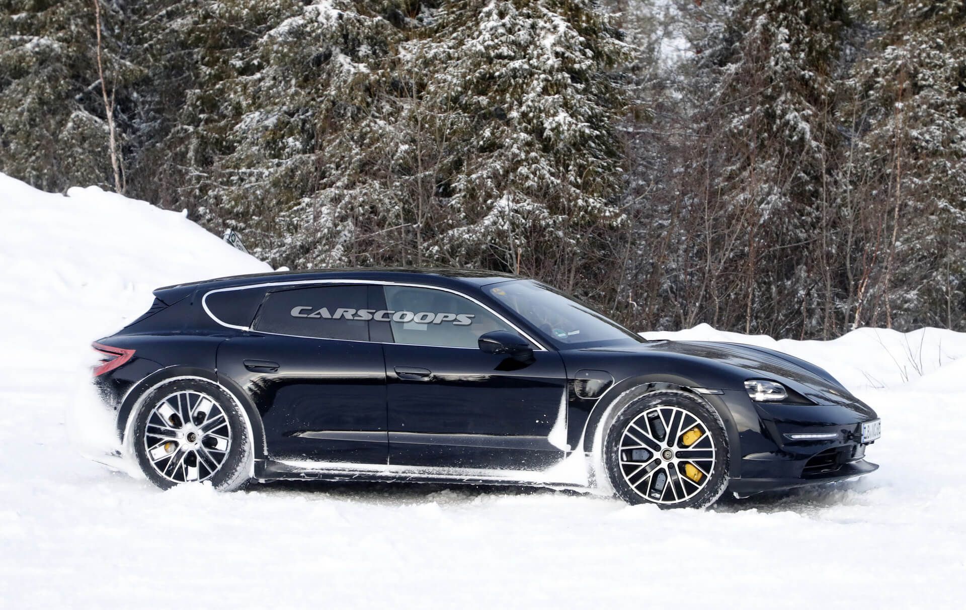 Ain’t Nothing Keeping Porsche’s Electric Taycan Cross Turismo Back From Testing