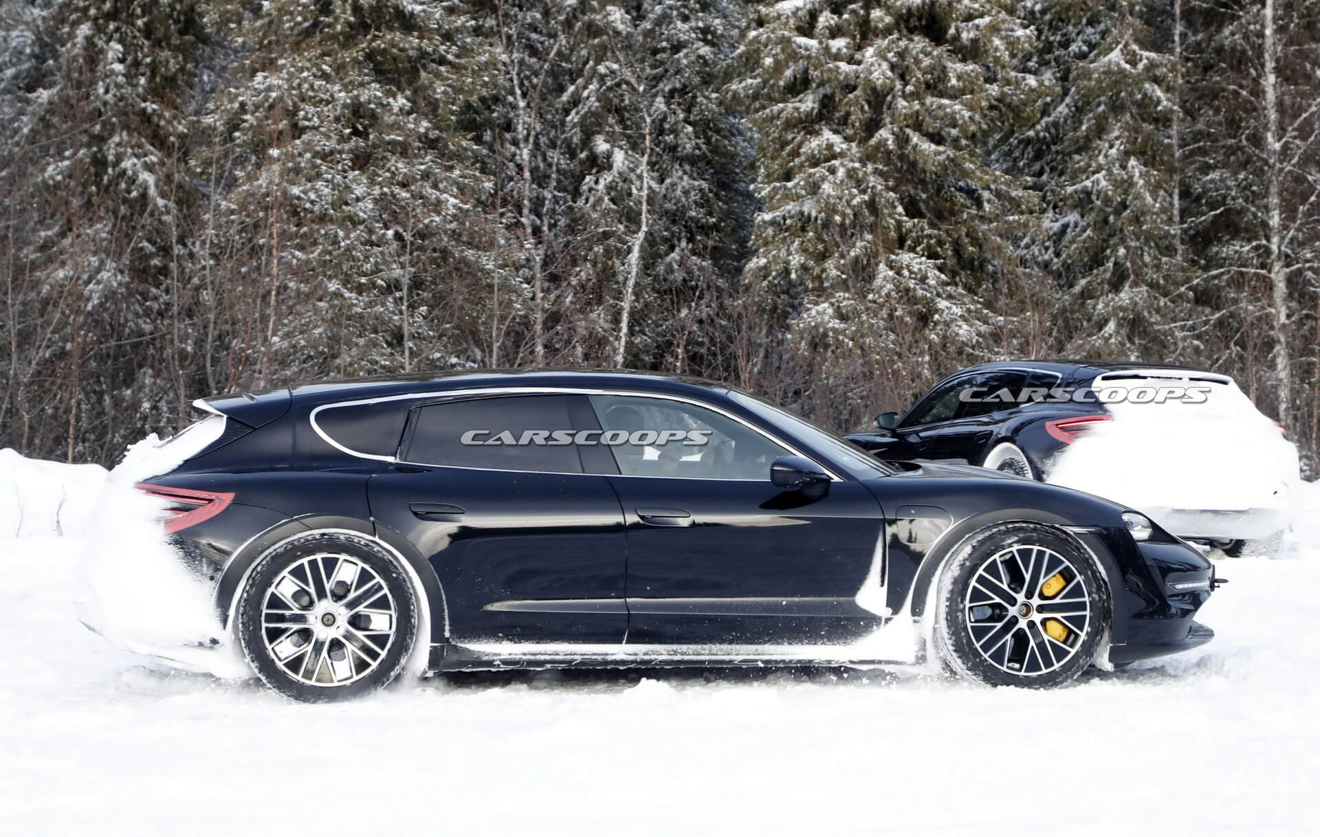 Ain’t Nothing Keeping Porsche’s Electric Taycan Cross Turismo Back From Testing