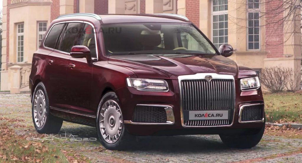 2022 Aurus Komendant Drops Camo In Spy Shot-Based CGIs