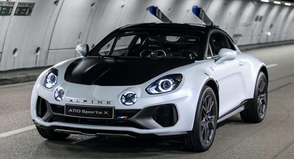  Alpine A110 SportsX Show Car Is Wider, Rides Higher And Not For Sale