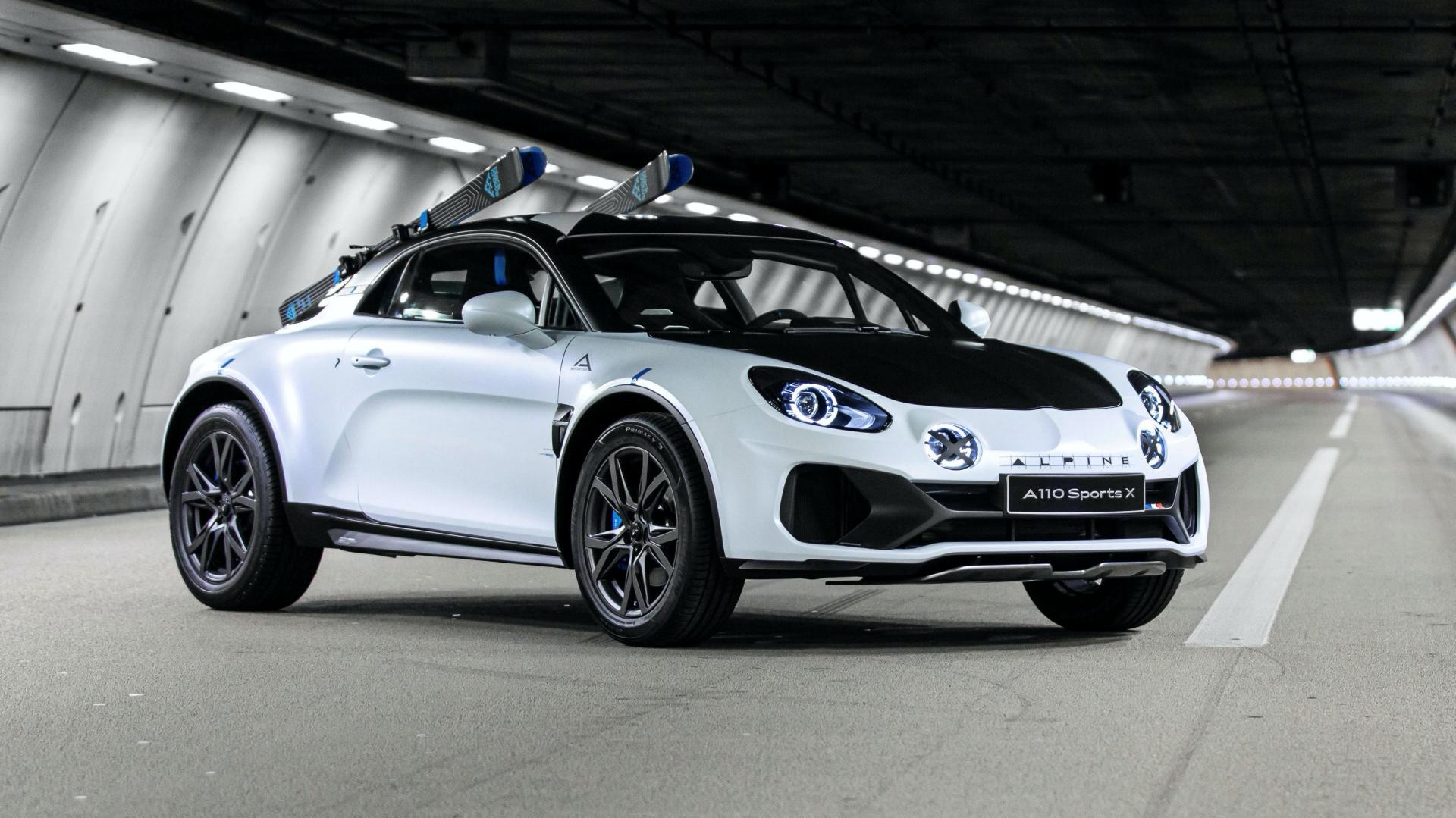 Alpine A110 SportsX Show Car Is Wider, Rides Higher And Not For Sale