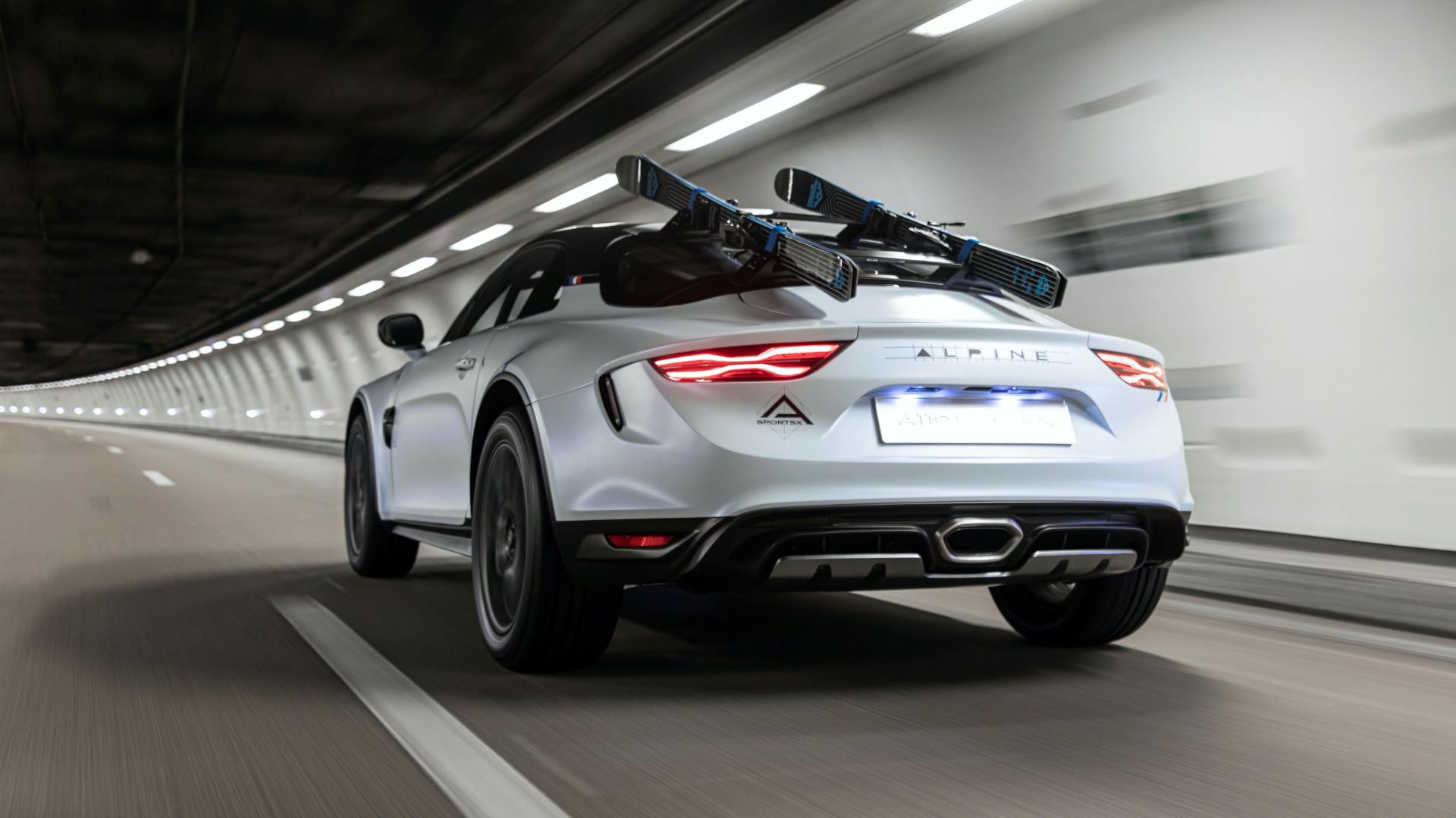 Alpine A110 SportsX Show Car Is Wider, Rides Higher And Not For Sale