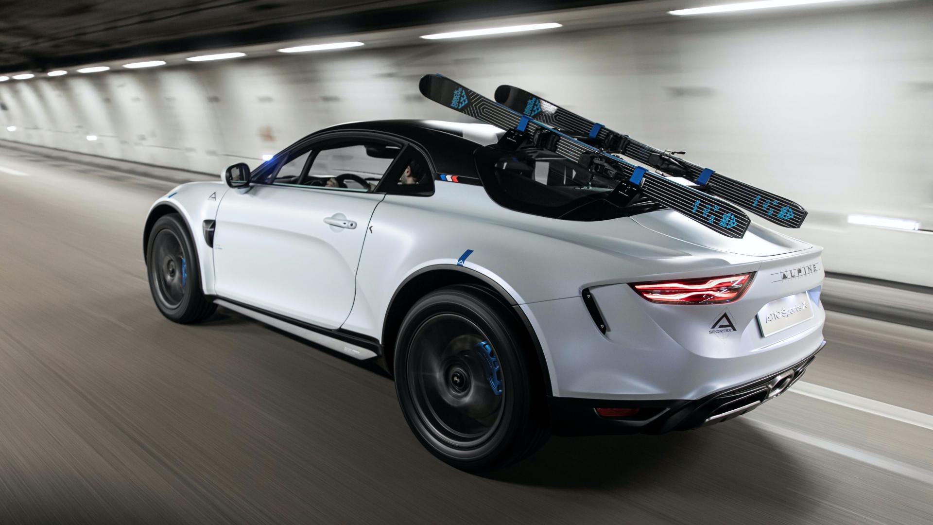 Alpine A110 SportsX Show Car Is Wider, Rides Higher And Not For Sale