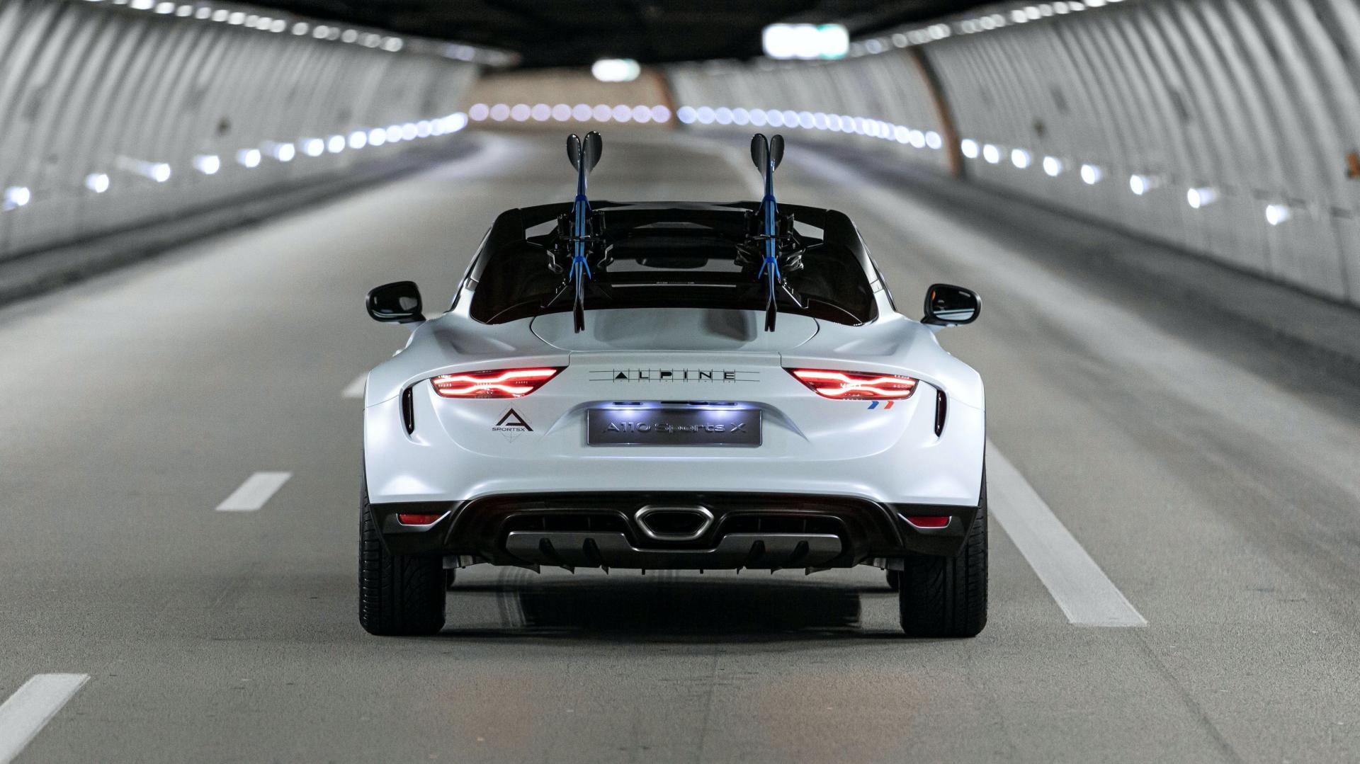 Alpine A110 SportsX Show Car Is Wider, Rides Higher And Not For Sale