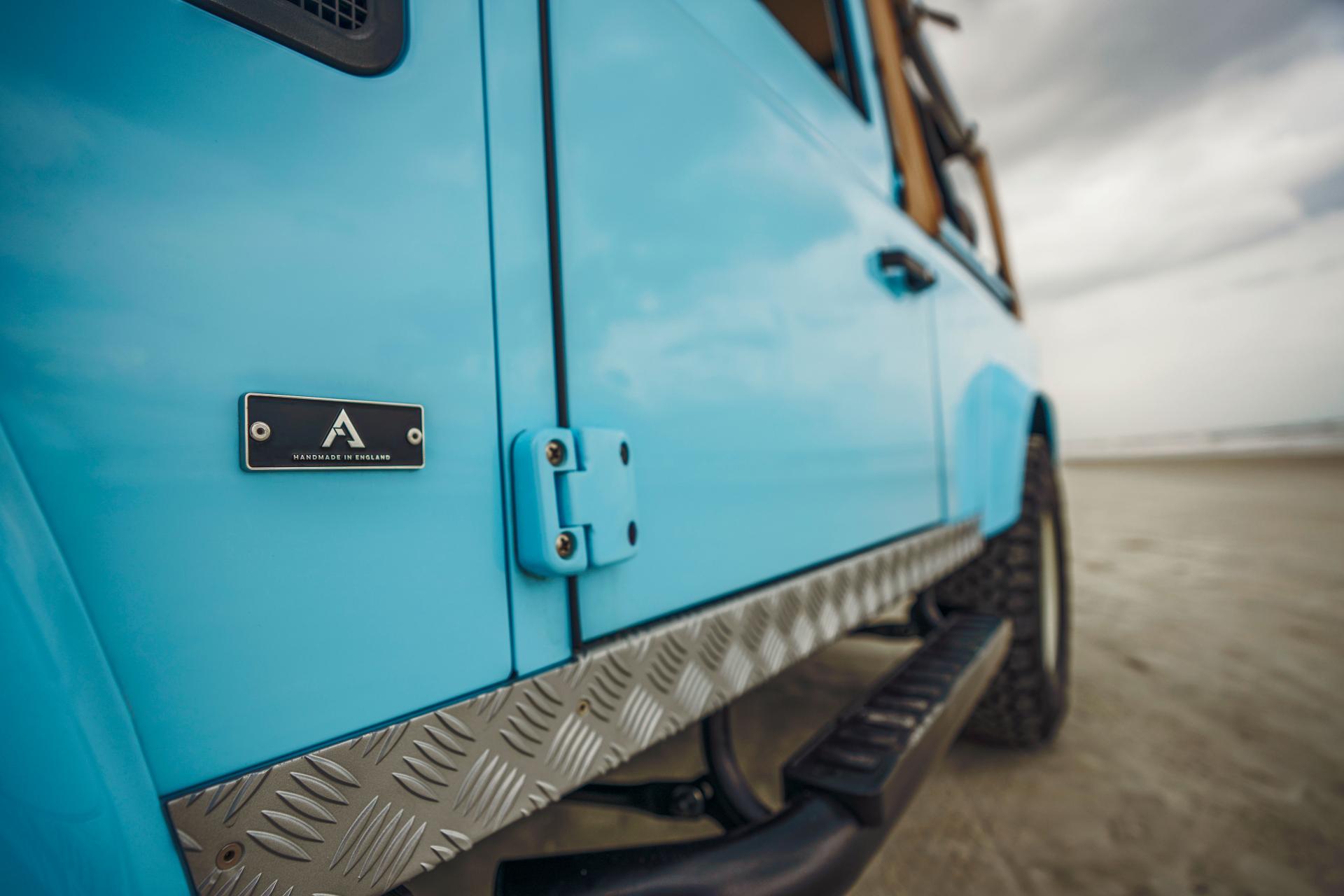 Arkonik Turns 90’s Land Rover Defender Into Impossibly Cool Beach Buggy