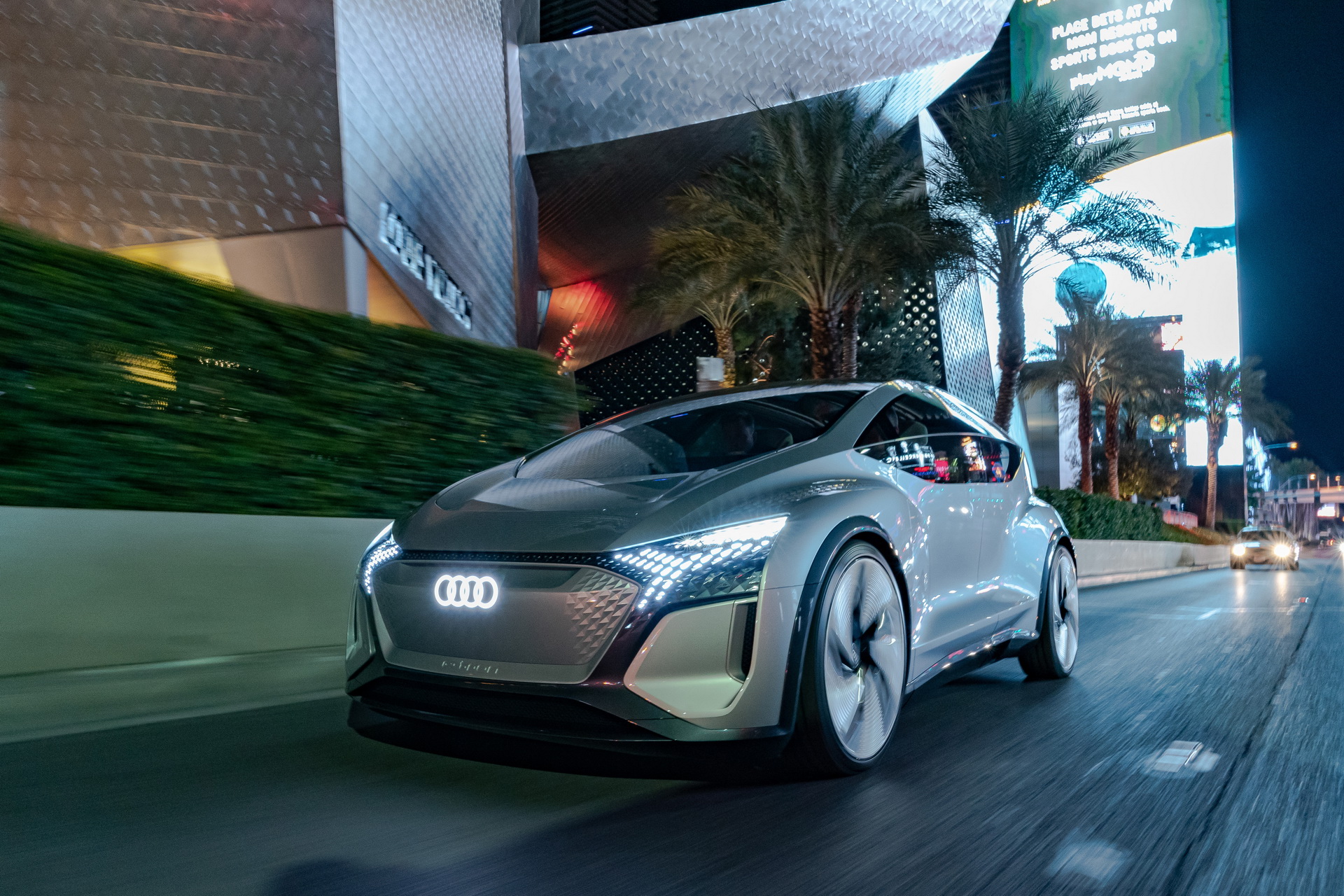 Audi’s Futuristic Take On The VW ID.3 EV, The AI:ME, Hits The Las Vegas Strip
