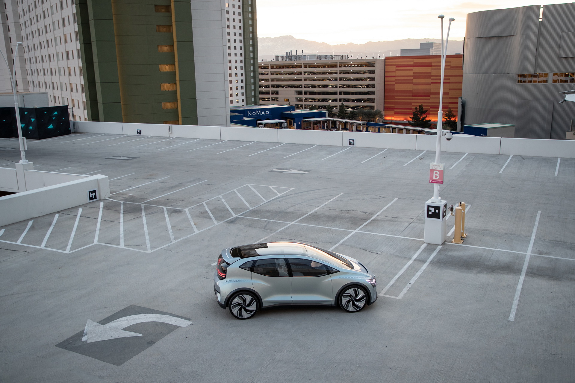 Audi’s Futuristic Take On The VW ID.3 EV, The AI:ME, Hits The Las Vegas Strip
