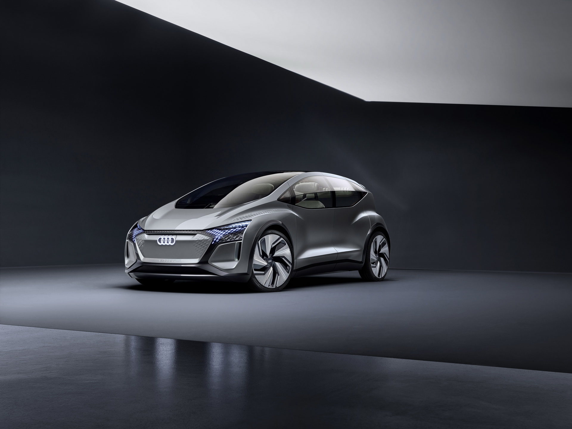 Audi’s Futuristic Take On The VW ID.3 EV, The AI:ME, Hits The Las Vegas Strip