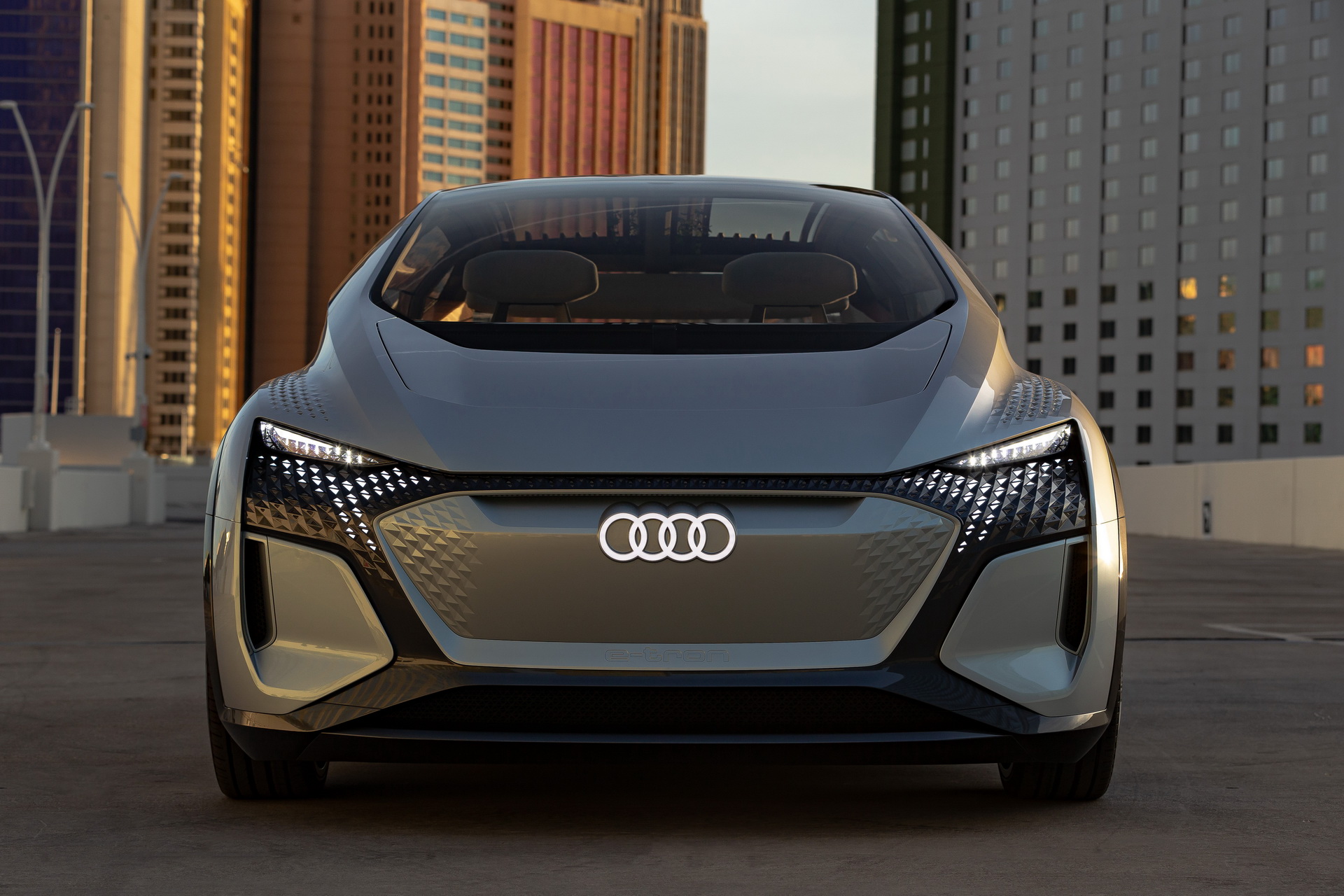 Audi’s Futuristic Take On The VW ID.3 EV, The AI:ME, Hits The Las Vegas Strip