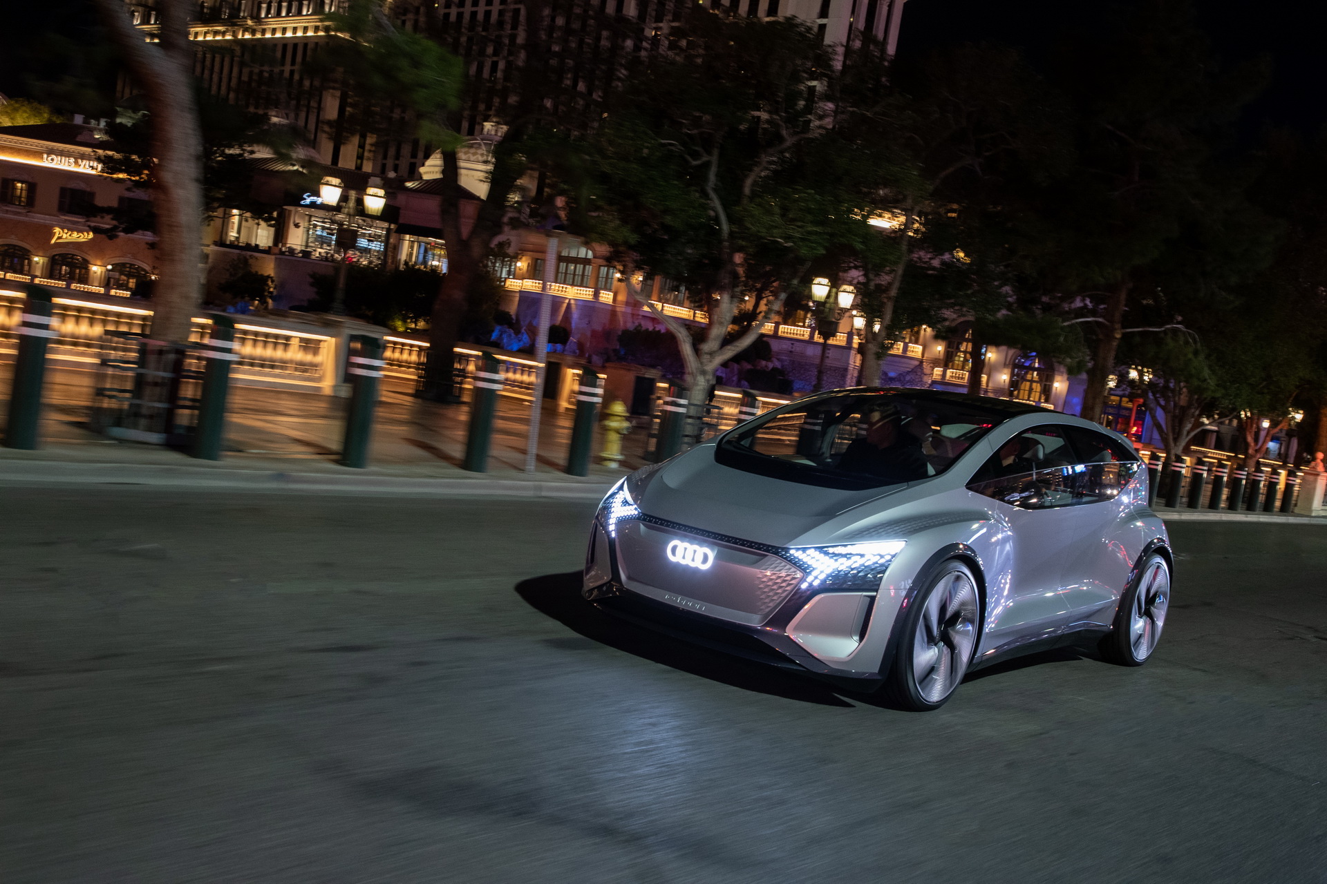 Audi’s Futuristic Take On The VW ID.3 EV, The AI:ME, Hits The Las Vegas Strip