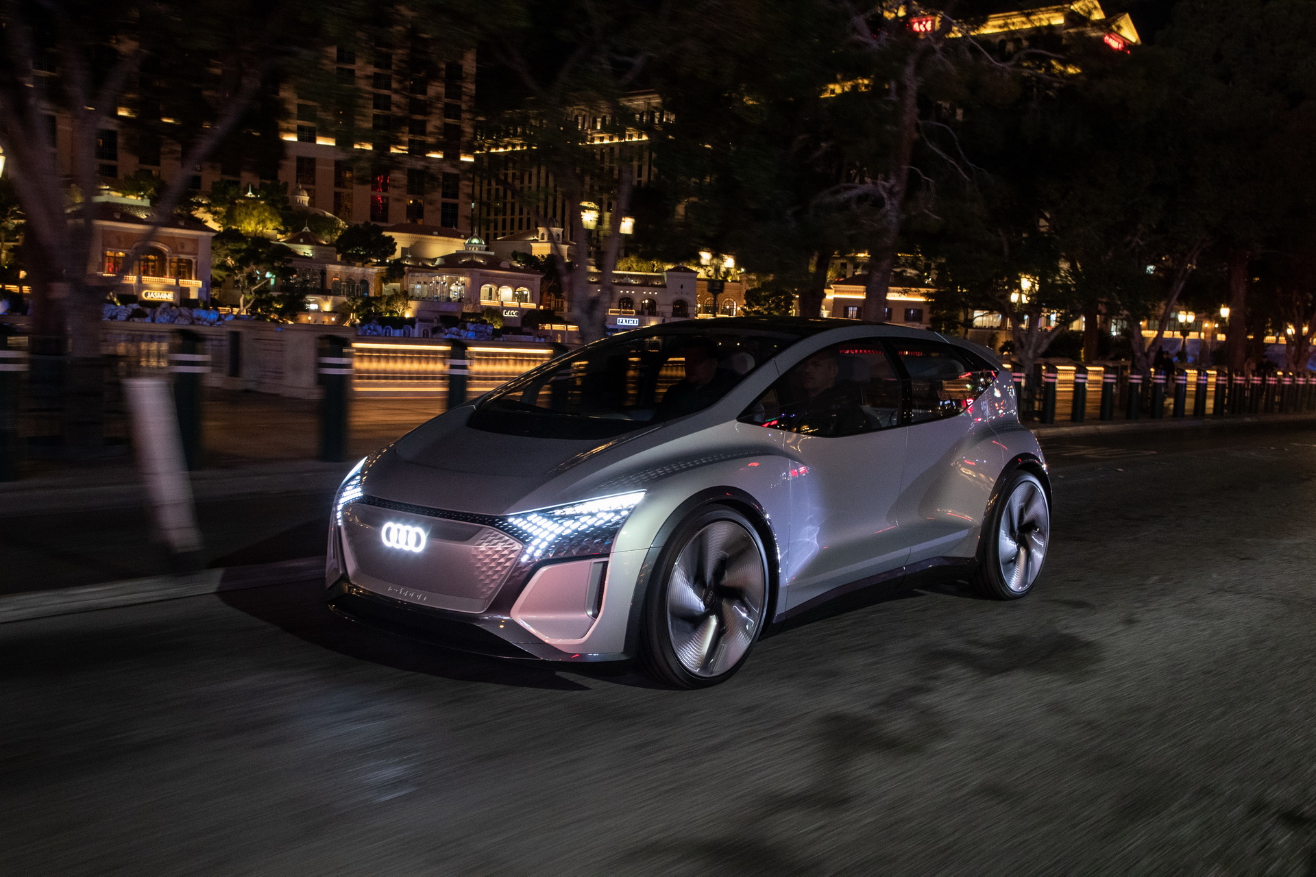 Audi’s Futuristic Take On The VW ID.3 EV, The AI:ME, Hits The Las Vegas Strip