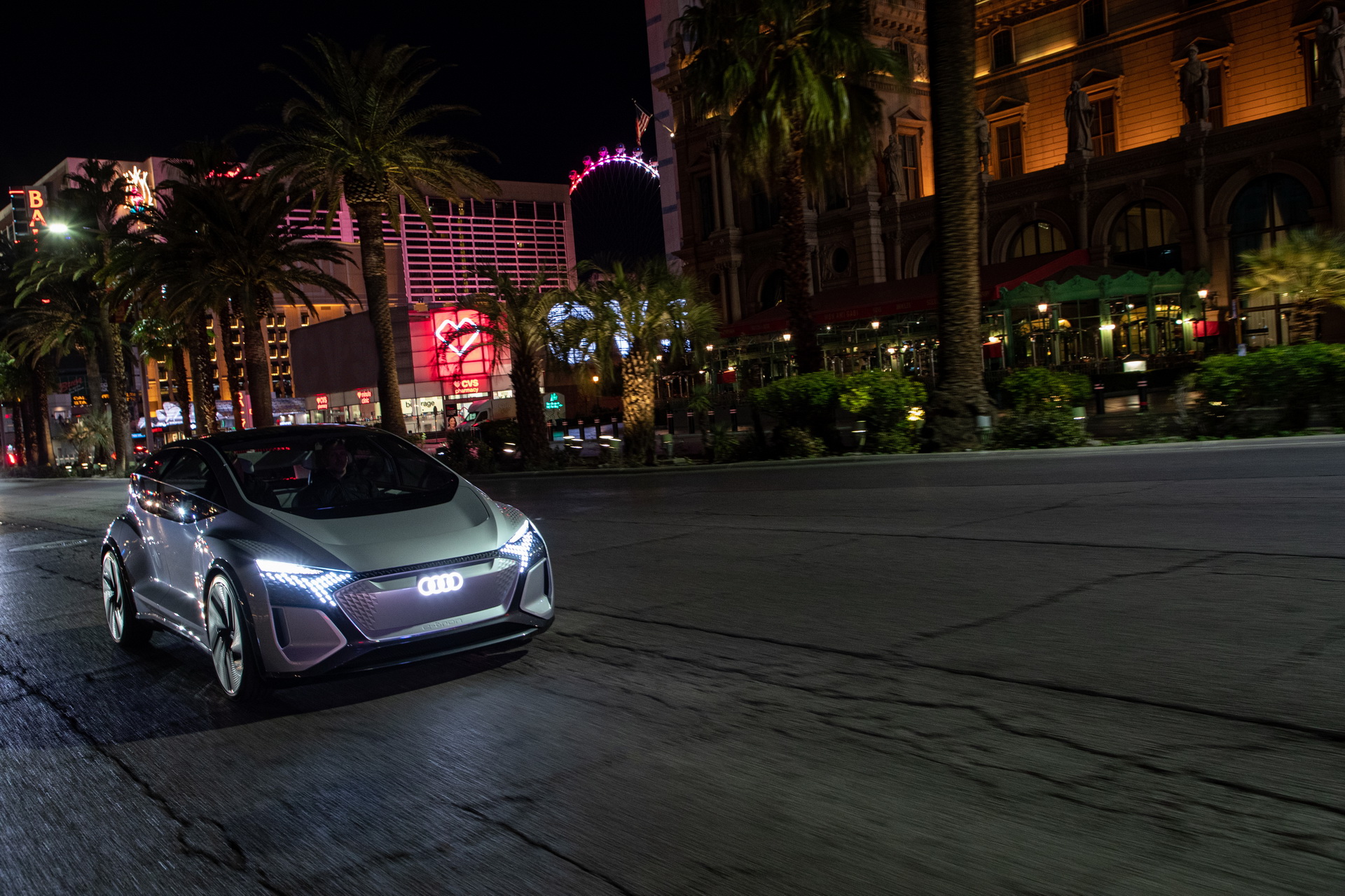 Audi’s Futuristic Take On The VW ID.3 EV, The AI:ME, Hits The Las Vegas Strip