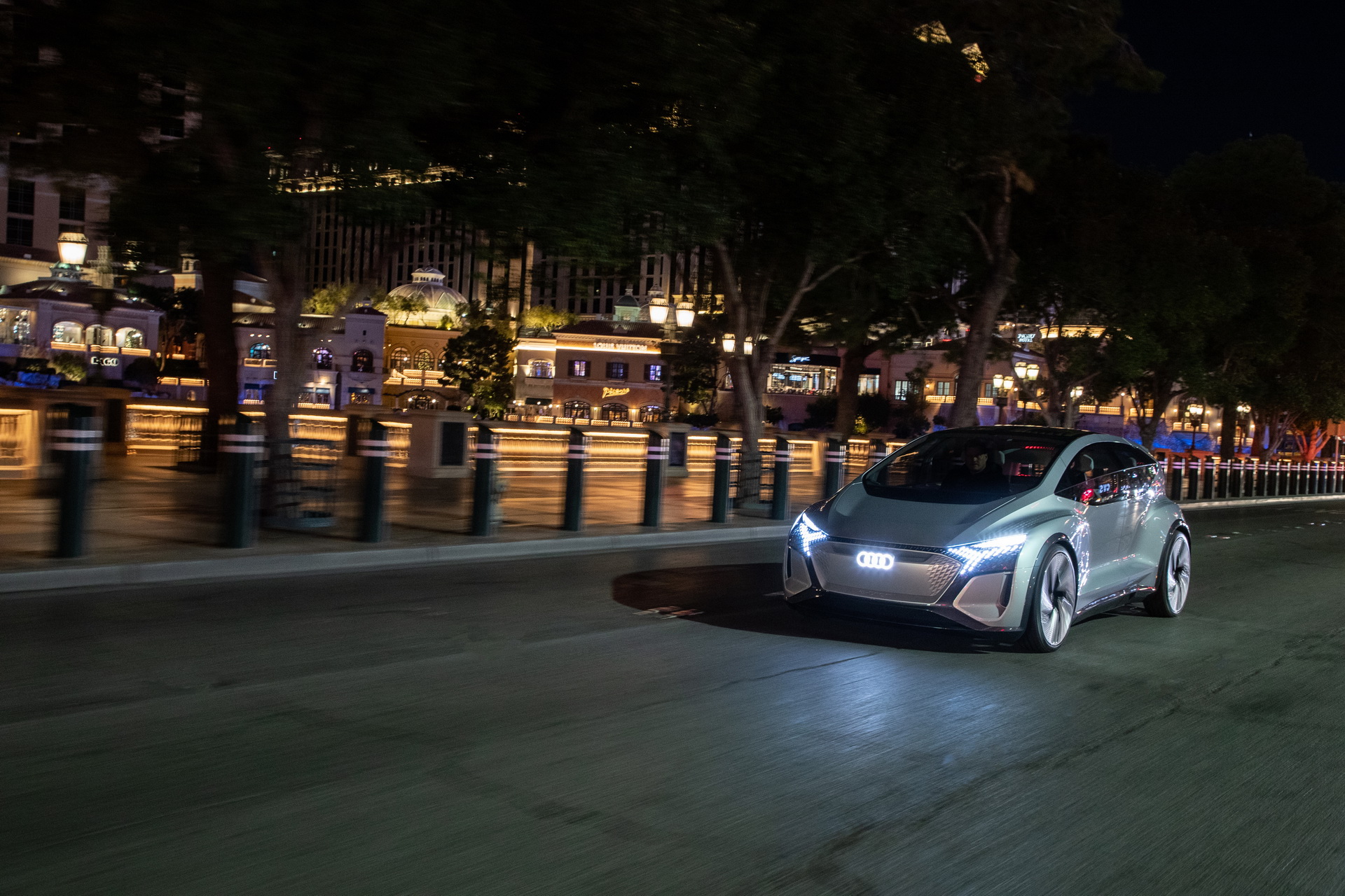 Audi’s Futuristic Take On The VW ID.3 EV, The AI:ME, Hits The Las Vegas Strip