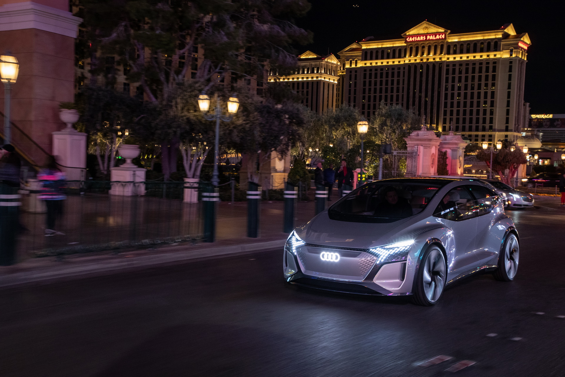 Audi’s Futuristic Take On The VW ID.3 EV, The AI:ME, Hits The Las Vegas Strip