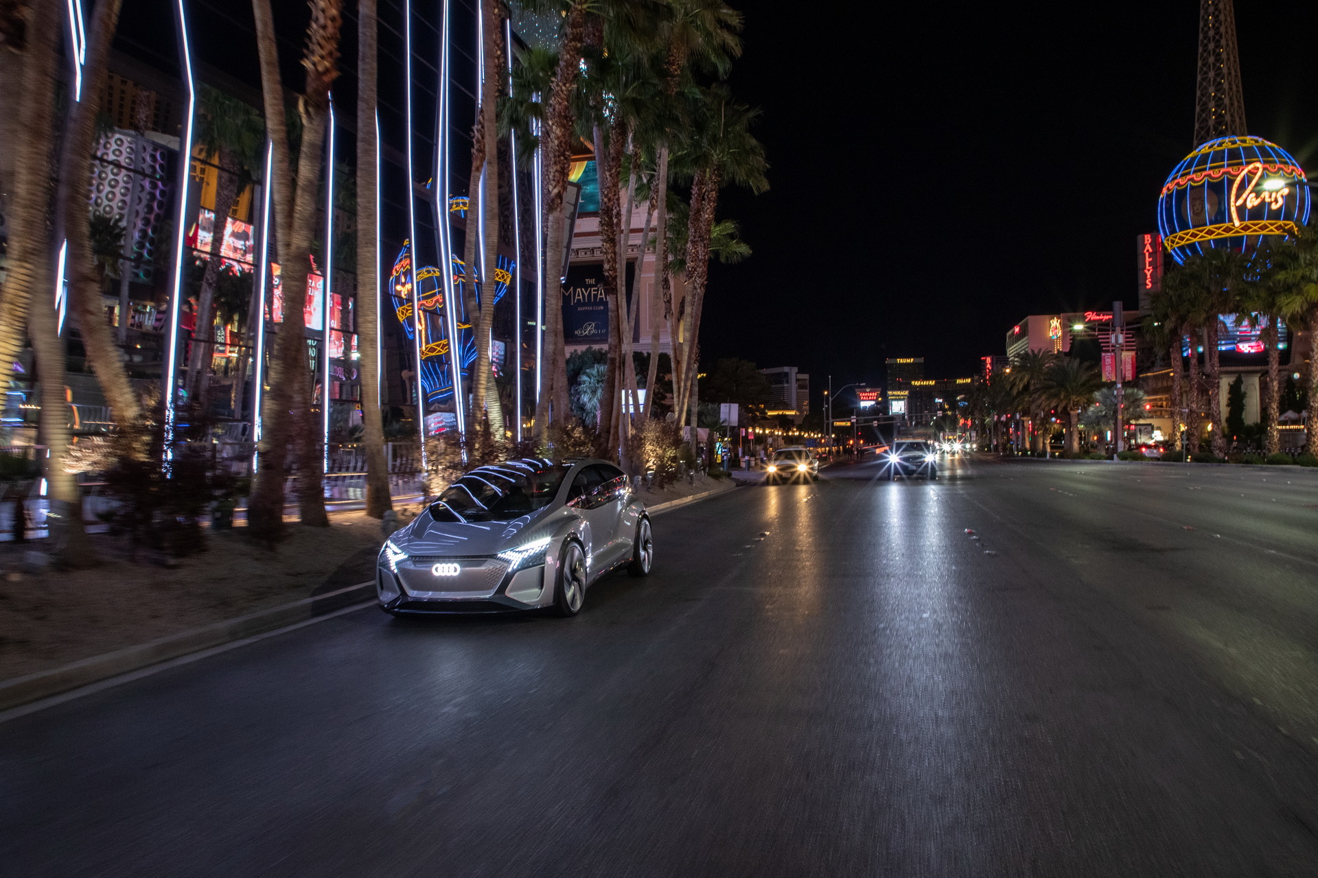 Audi’s Futuristic Take On The VW ID.3 EV, The AI:ME, Hits The Las Vegas Strip