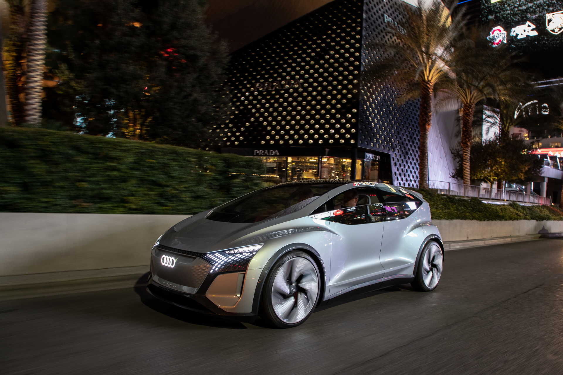 Audi’s Futuristic Take On The VW ID.3 EV, The AI:ME, Hits The Las Vegas Strip