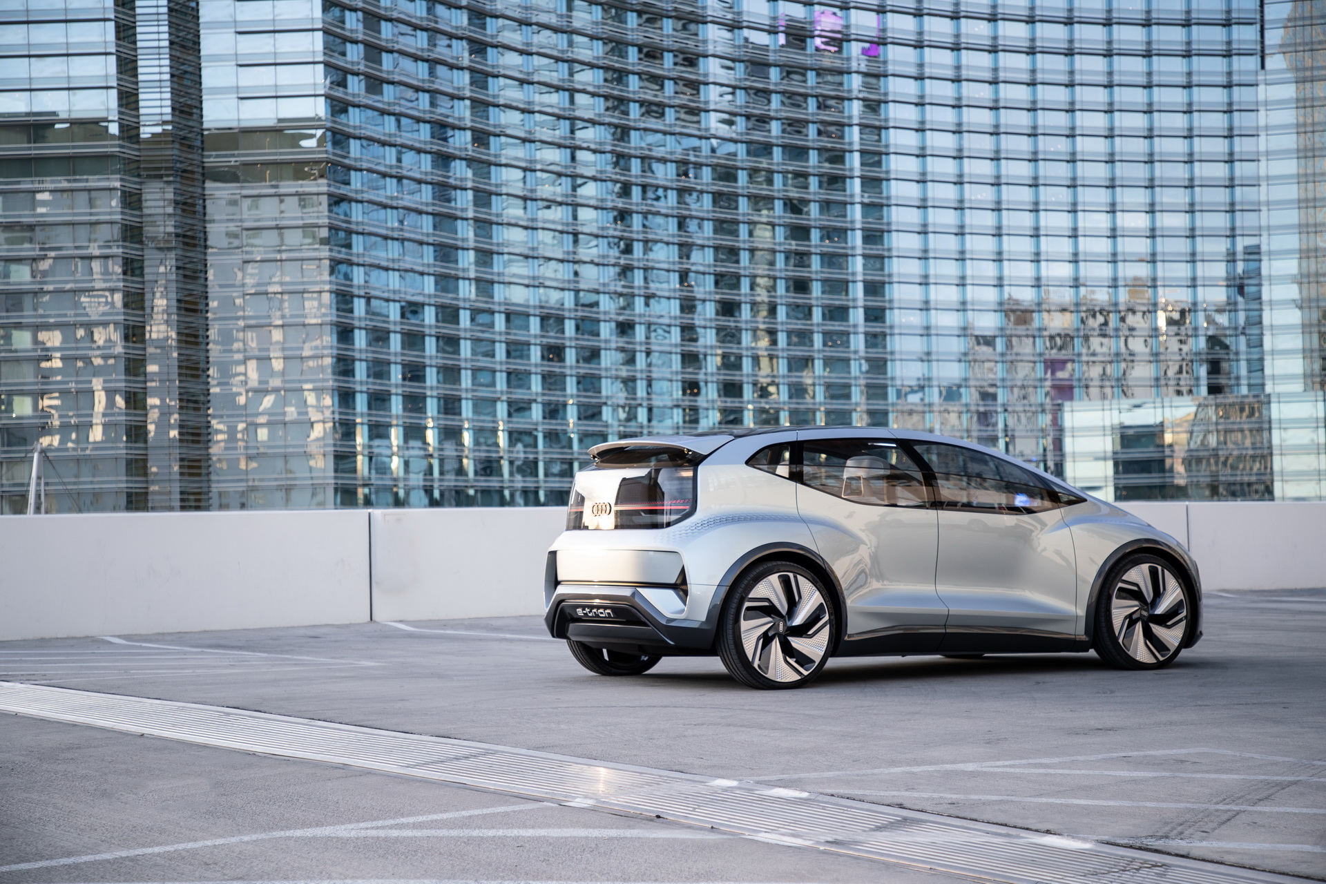 Audi’s Futuristic Take On The VW ID.3 EV, The AI:ME, Hits The Las Vegas Strip