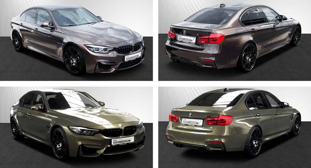 So Shiny, So Weird: Check Out This Pair Of BMW M3 Competitions In Special Individual Colors