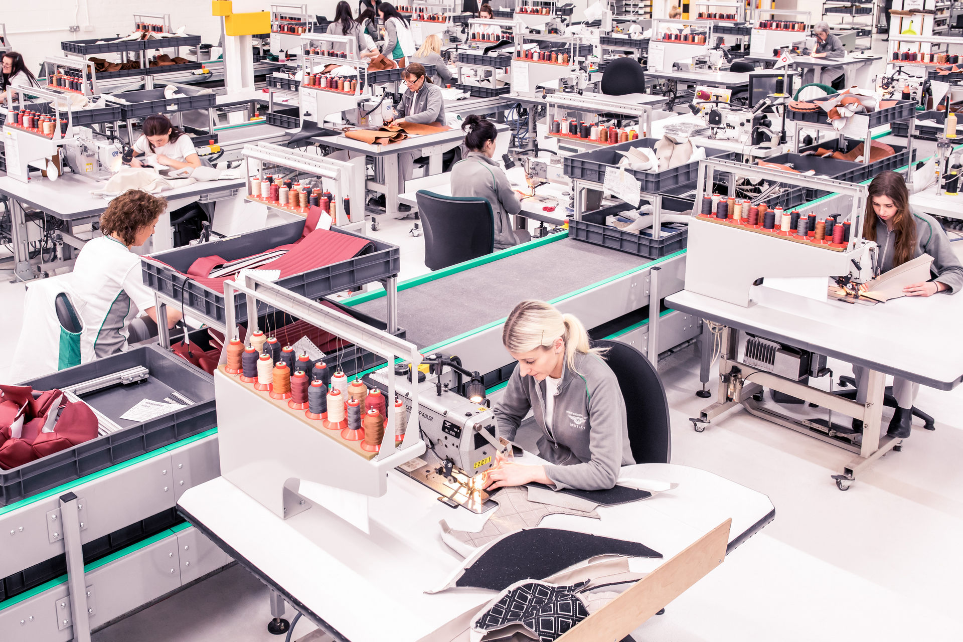 Each Bentley Flying Spur Has 350 Individual Pieces Of Leather In Its Cabin