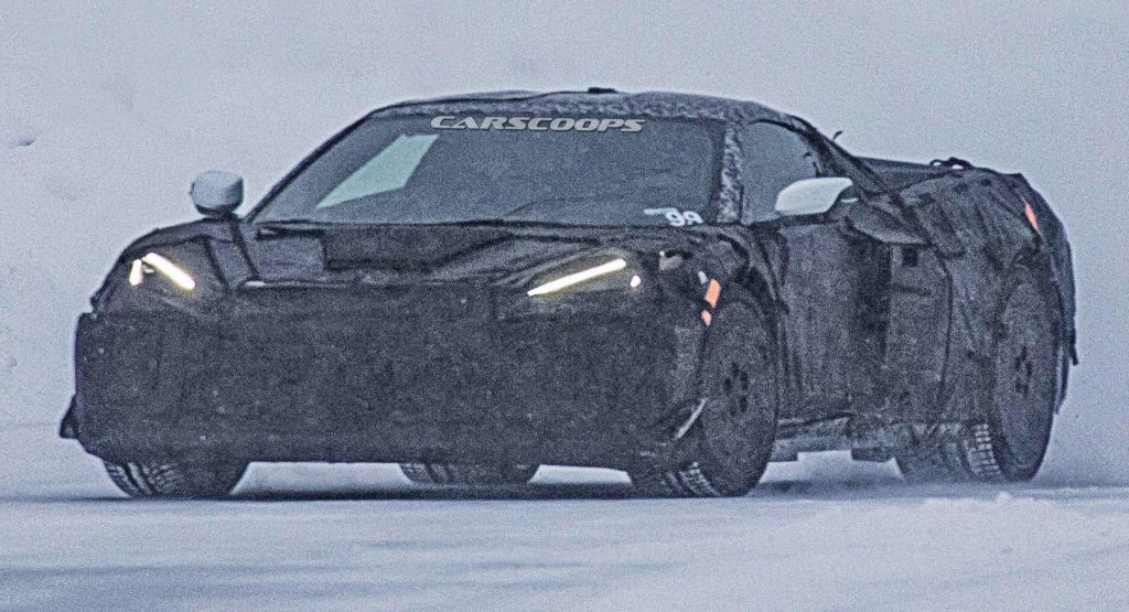  Fully Camouflaged Chevy Corvette C8 Prototype Raises More Questions Than Answers