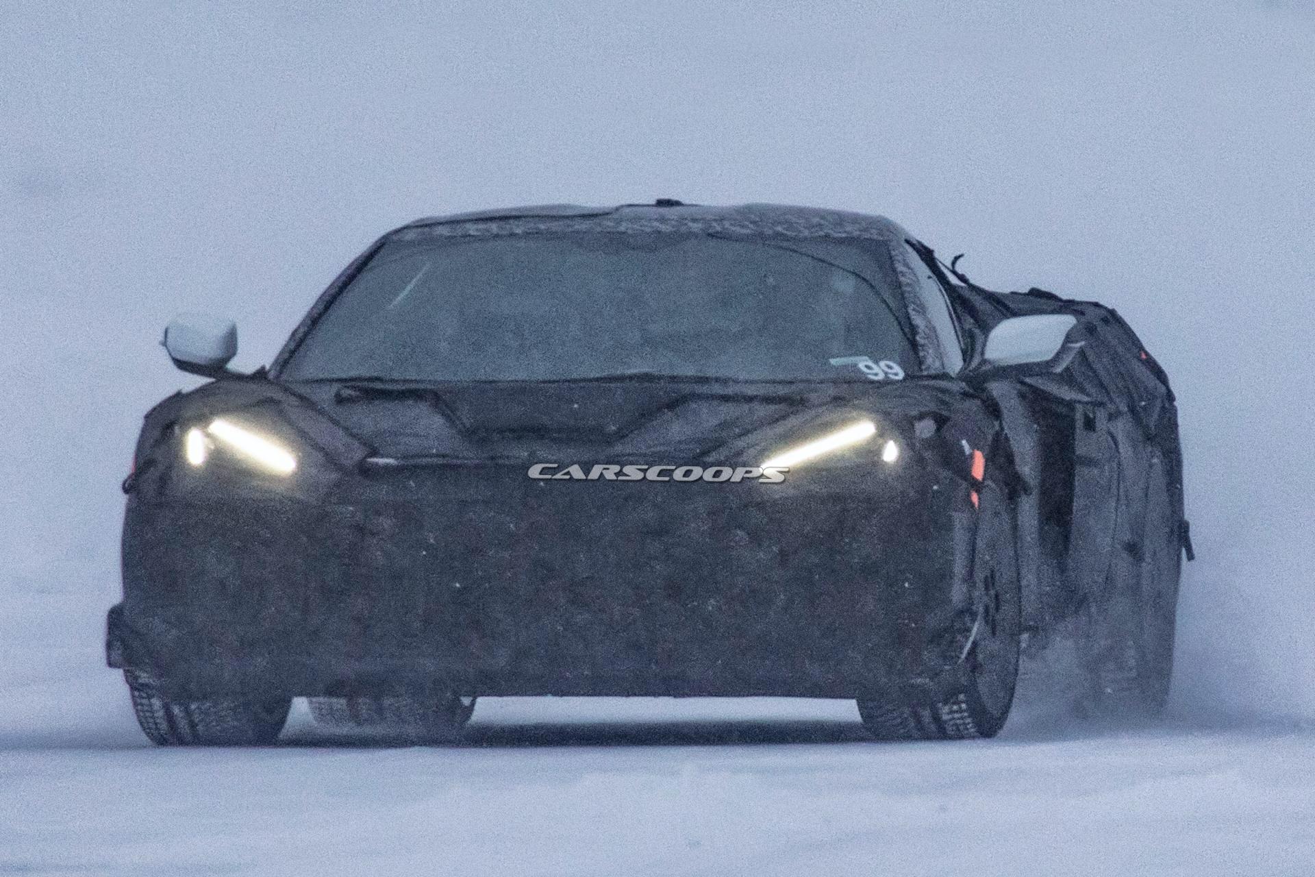 Fully Camouflaged Chevy Corvette C8 Prototype Raises More Questions Than Answers
