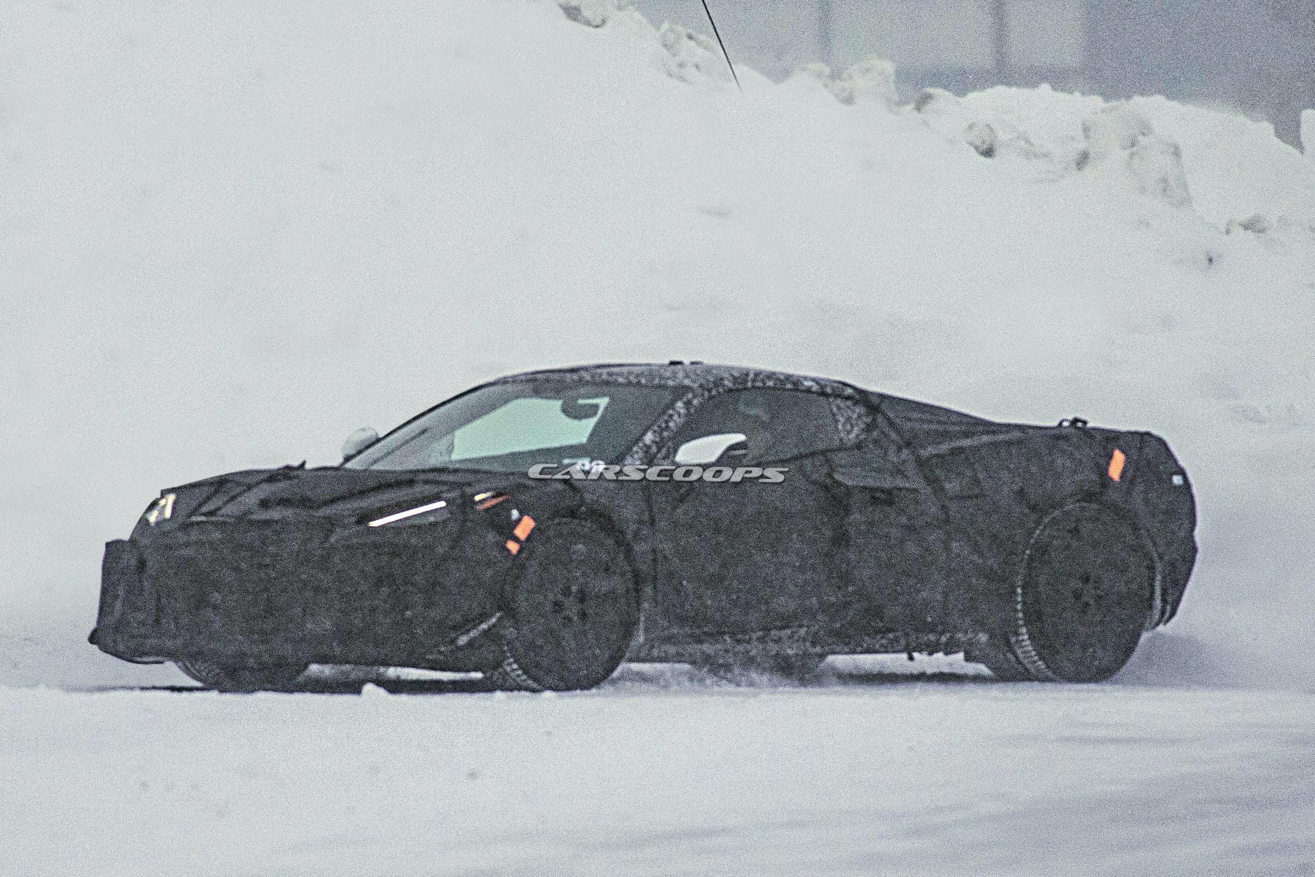 Fully Camouflaged Chevy Corvette C8 Prototype Raises More Questions Than Answers