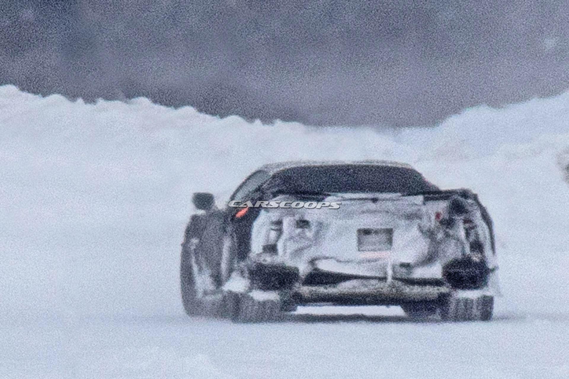 Fully Camouflaged Chevy Corvette C8 Prototype Raises More Questions Than Answers