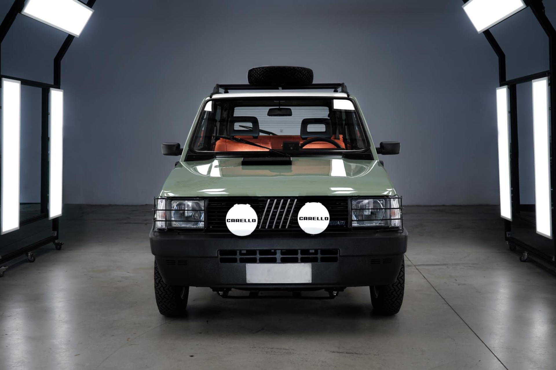 Garage Italia Customs Electrifies Classic Fiat Panda 4x4 Gives It New Looks Too Carscoops