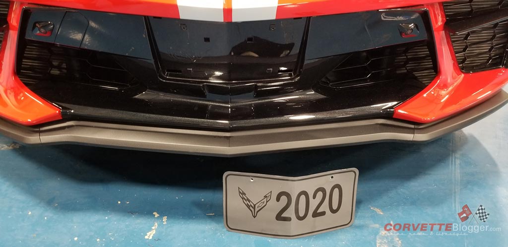 The 2020 Corvette C8 Has A Neat Front License Plate Holder