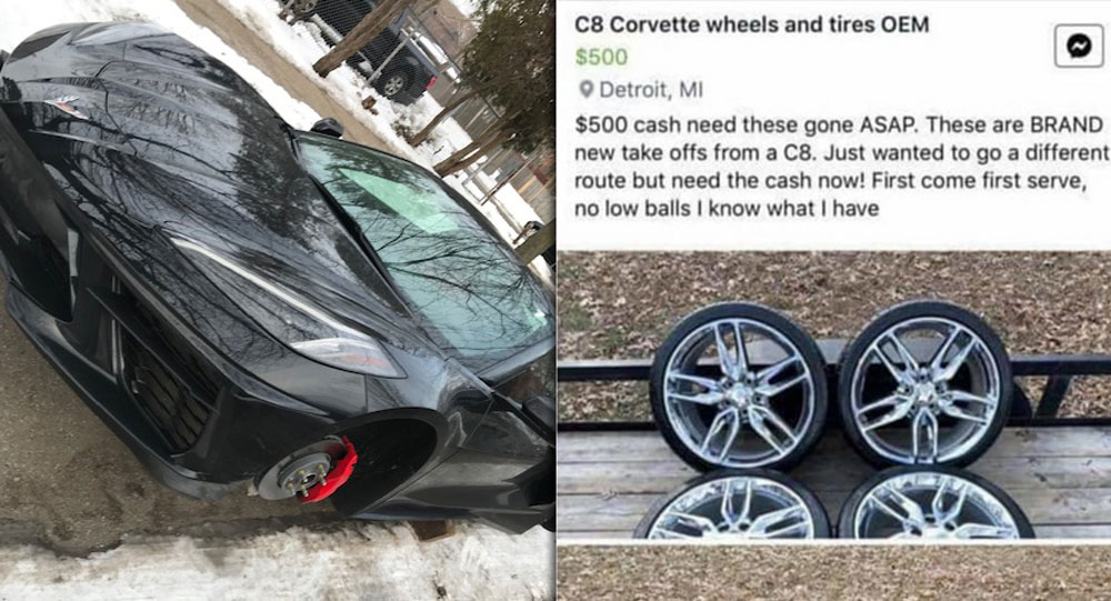  Jokesters Hit The Internet Selling 2020 Corvette C8’s Wheels