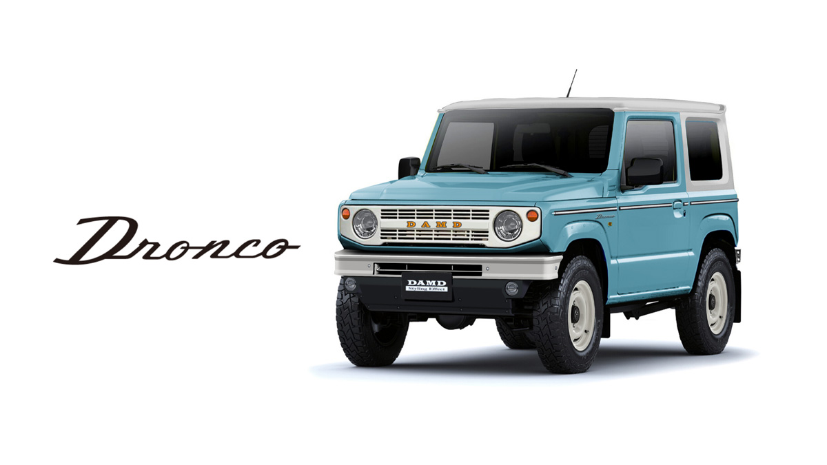 DAMD’s Suzuki Jimny ‘Dronco’ And ‘The Roots’ Pay Tribute To Original Ford Bronco, Jimny