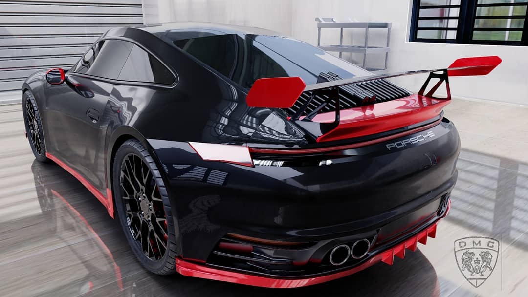 DMC Thinks The 2020 Porsche 911 Carrera Needs A Makeup Session (And Red Lipstick)