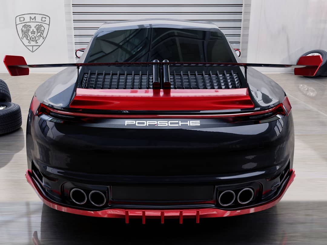 DMC Thinks The 2020 Porsche 911 Carrera Needs A Makeup Session (And Red Lipstick)