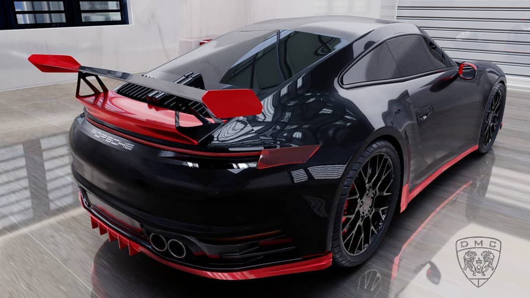 DMC Thinks The 2020 Porsche 911 Carrera Needs A Makeup Session (And Red Lipstick)