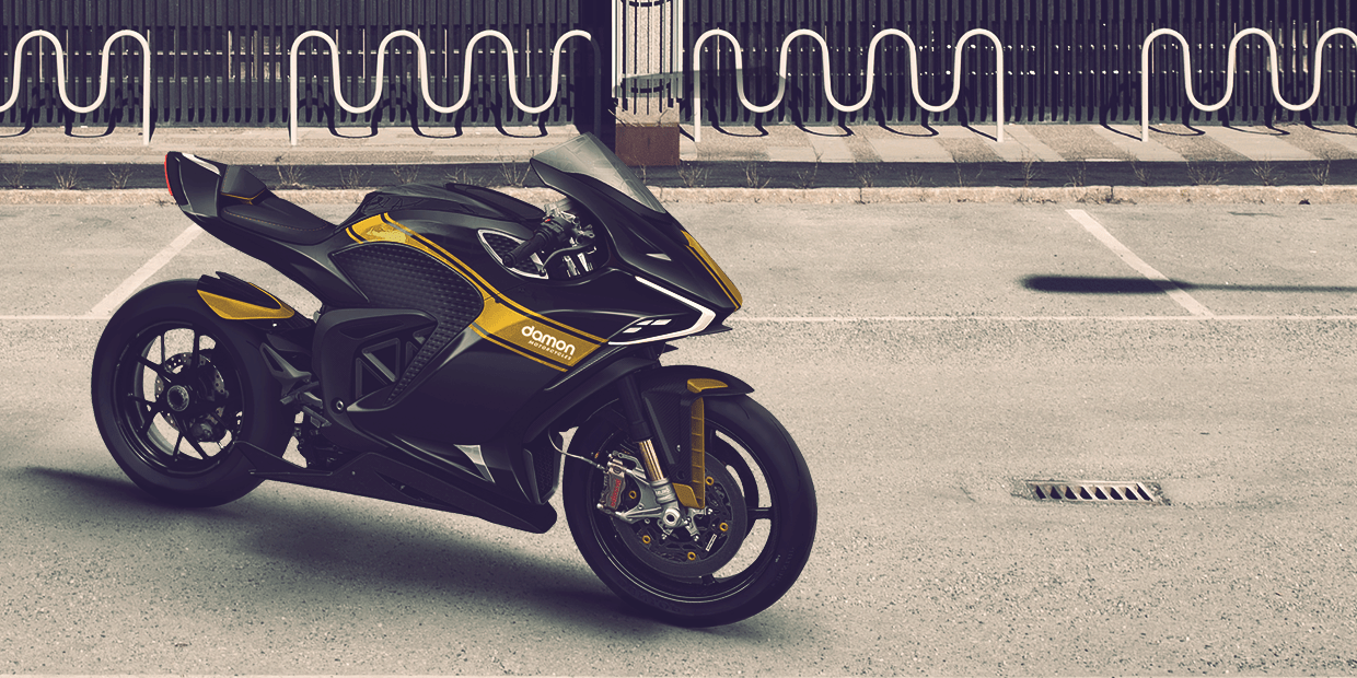 Damon Hypersport Is An Electric Superbike With 200 HP, A 200 MPH Top Speed, And 200 Miles Of Range