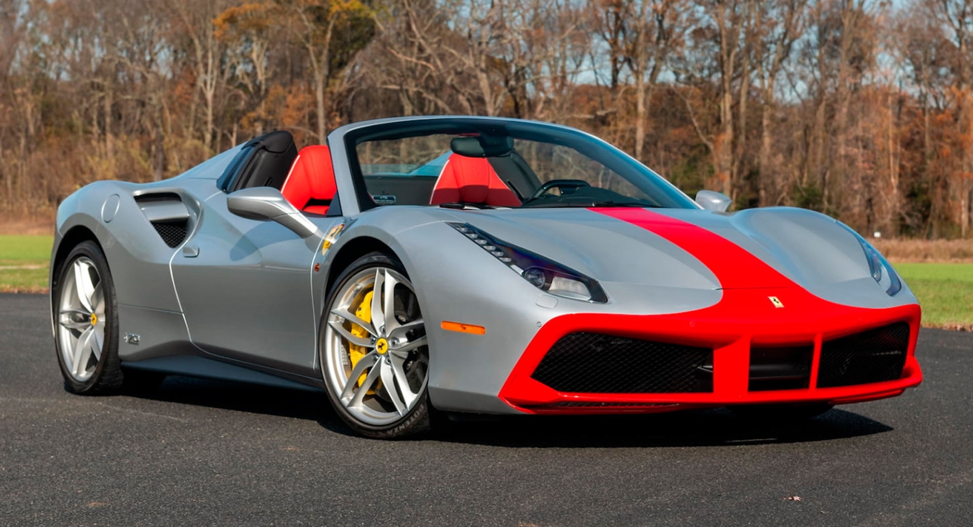 This One Off Ferrari 488 Spider  70th Anniversary Has 