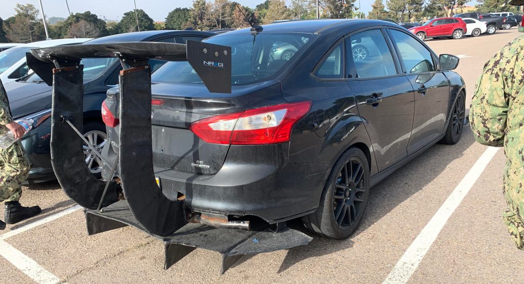  This Ford Focus Wants You To Think It Has More Downforce Than A McLaren Senna GTR