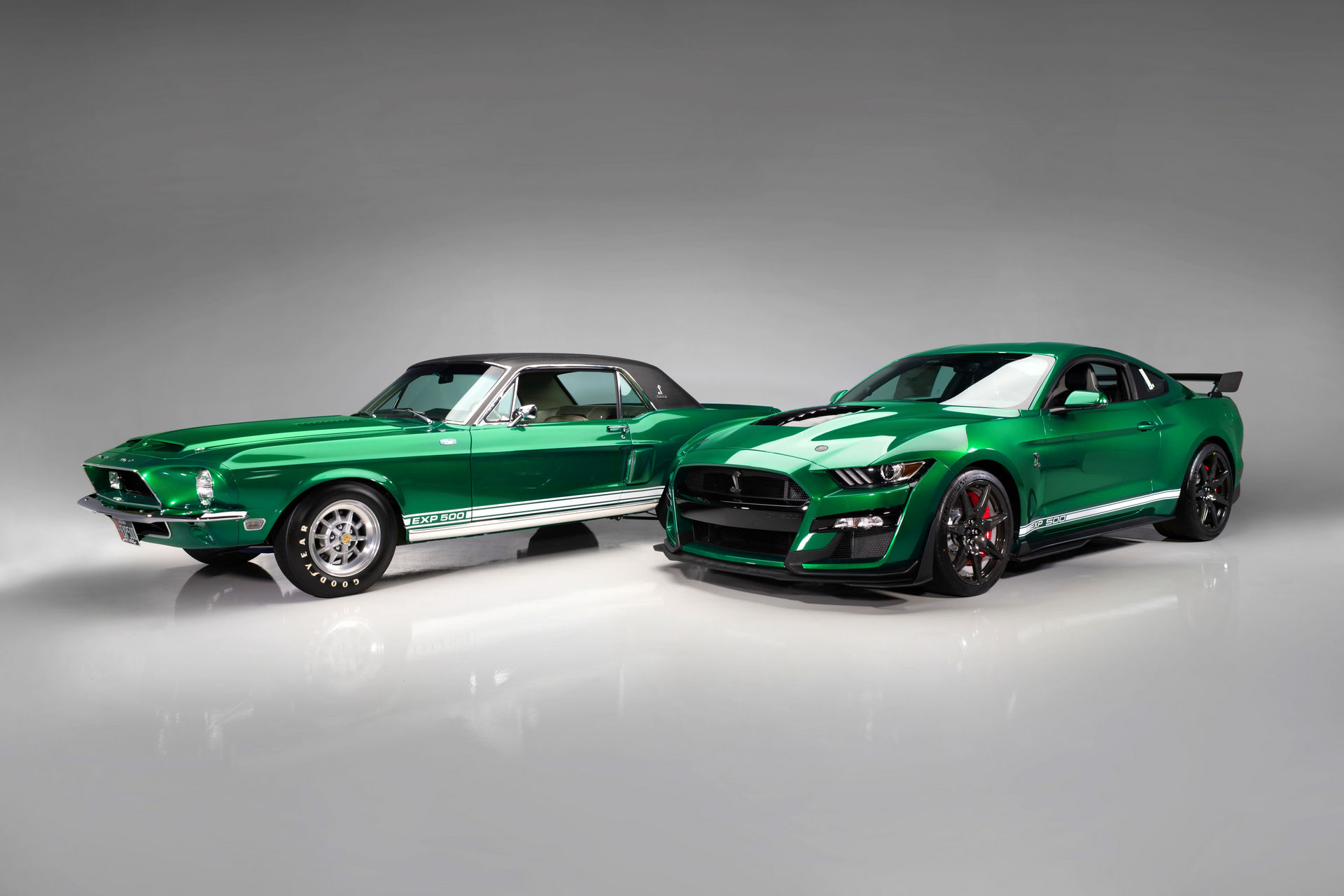 Restored ‘Green Hornet’ And ‘Little Red’ Ford Mustang Shelby GT500s Showcased In Arizona