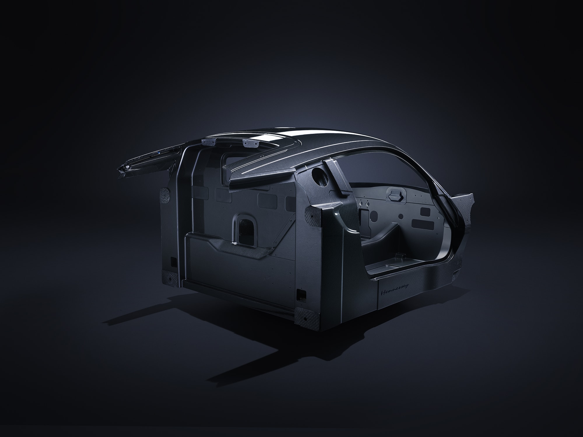 The Hennessey Venom F5’s Carbon Chassis Is More Rigid Than The Chiron’s, Yet Weighs Just 190 LBS (86 kg)