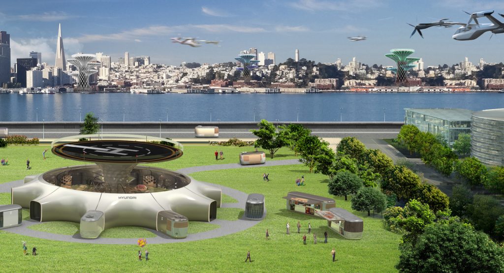  Hyundai Visualizes Future Of Cities With Urban Air Mobility