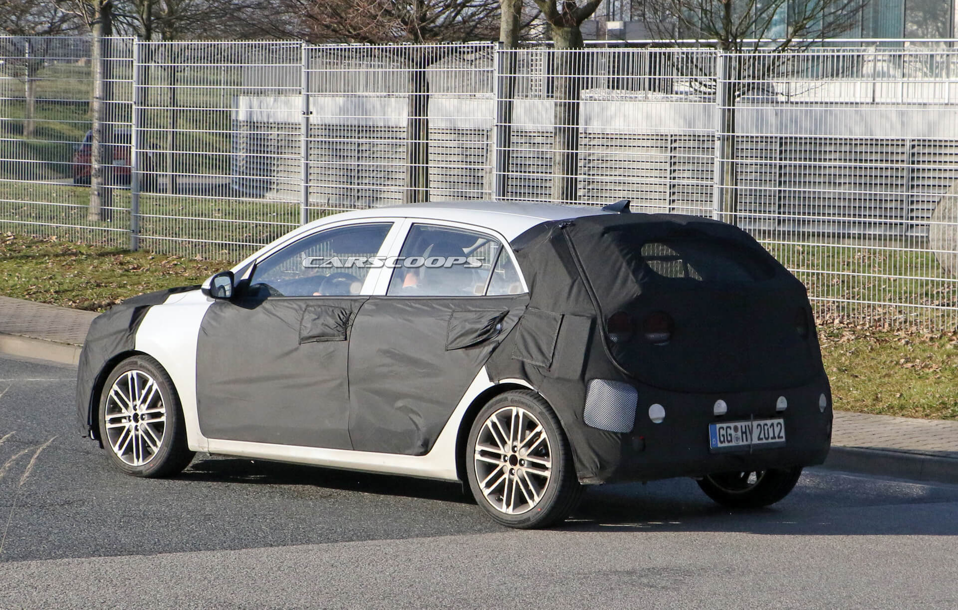 Does Facelifted 2021 Kia Rio Prototype Pack A Bigger Grille?