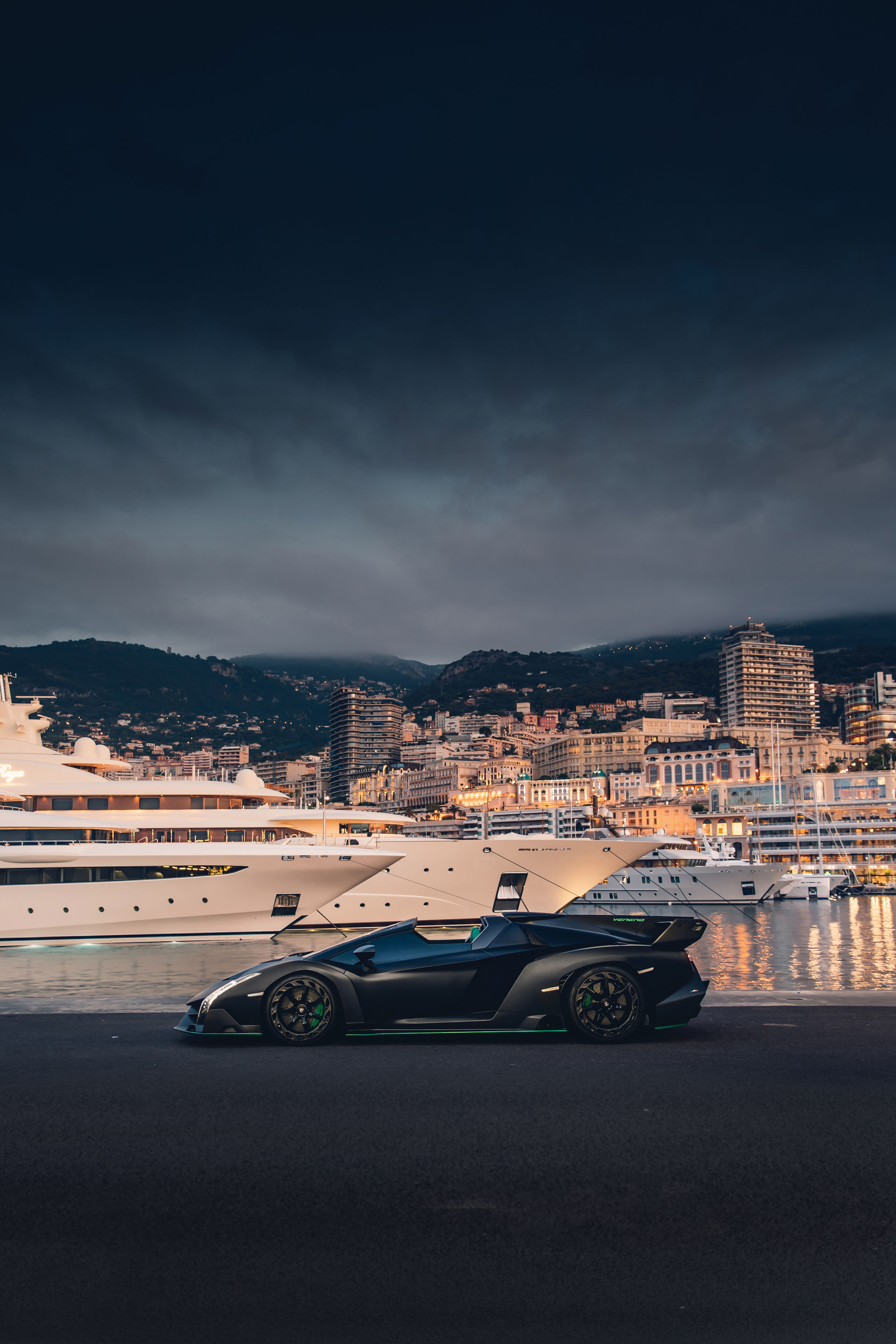 Stunning Lamborghini Veneno Roadster In Satin Black Could Sell For $6 Million Or More