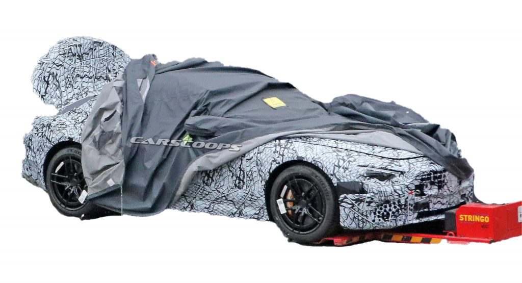 2021 Mercedes SL Roadster Spotted For The First Time Wearing Production Body