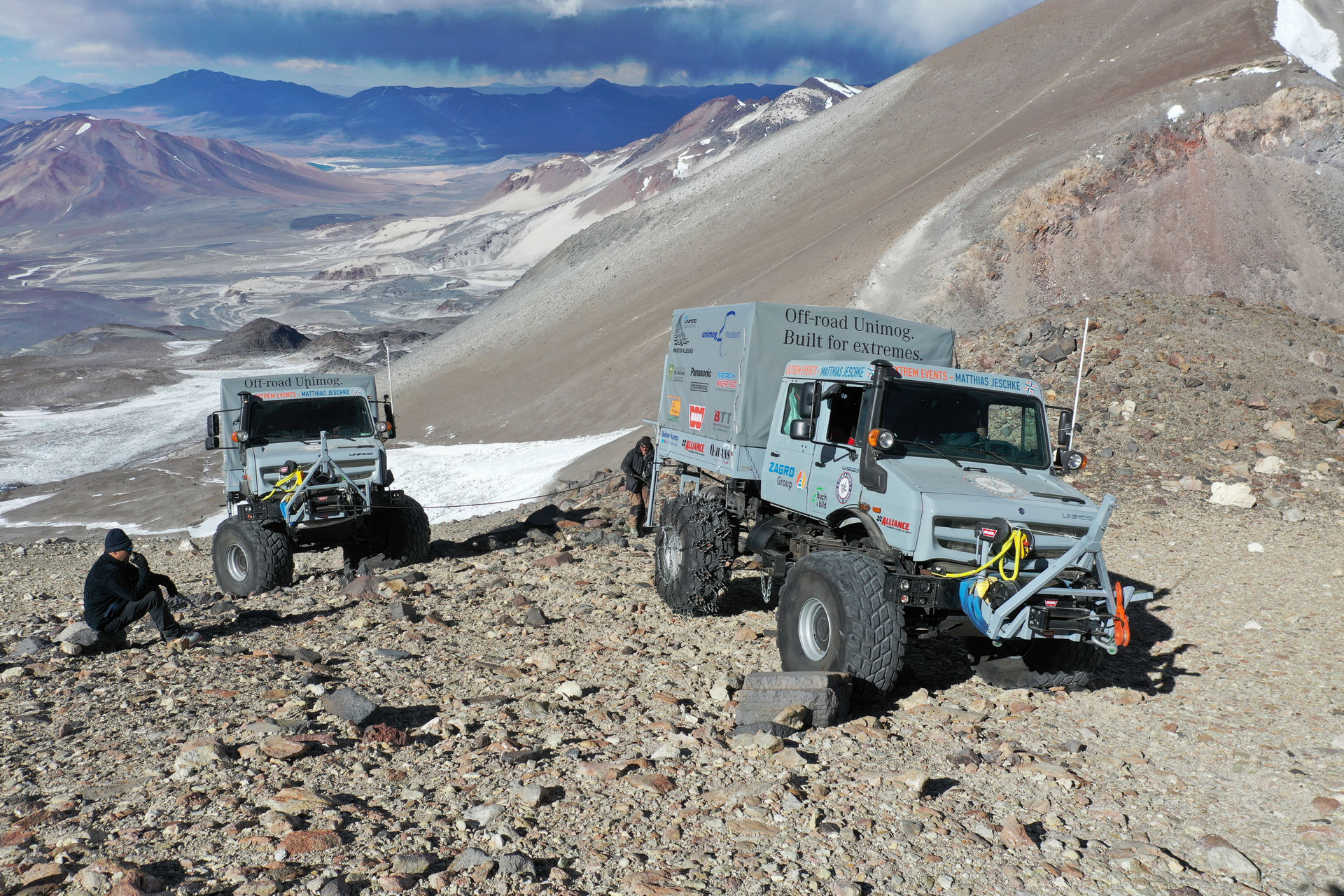 Mercedes-Benz Unimog Reaches New Heights, Sets Altitude Record By Driving 21,961 Feet Up Volcano