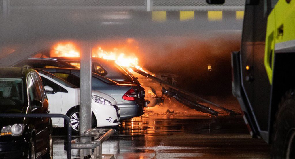  Hundreds Of Cars Destroyed In Norwegian Parking Garage