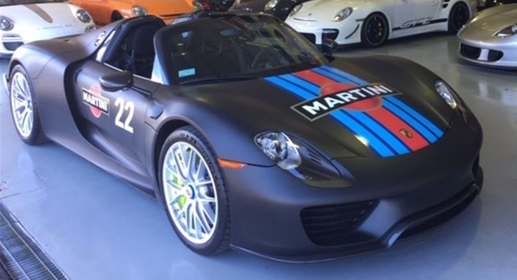 Martini-Wrapped Porsche 918 Spyder Is $1.5 Million Worth Of German Art