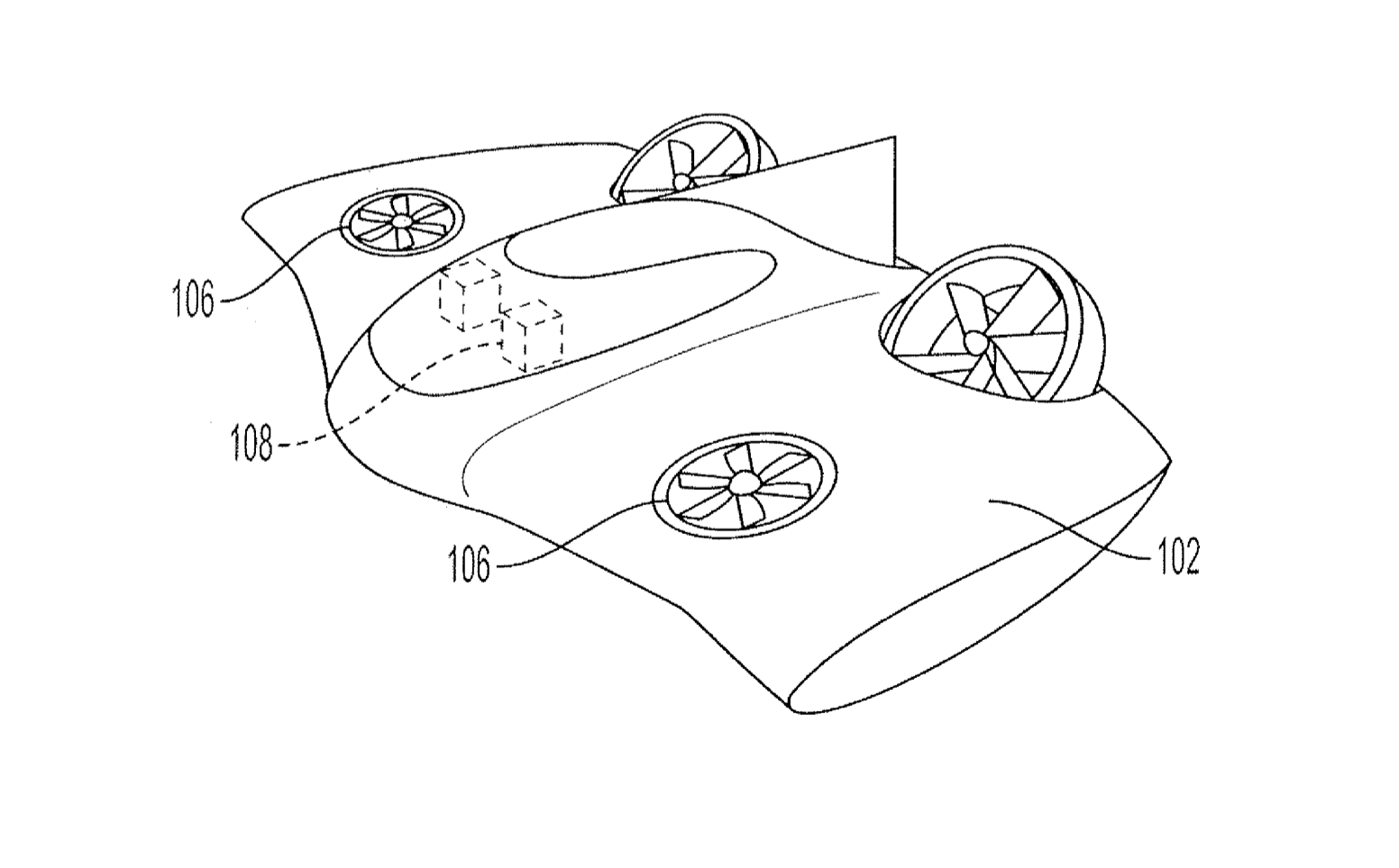 Check Out The Electric Flying Vehicle Patented By Porsche