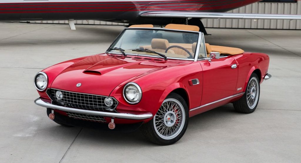  Classic Fiat 124 Spider EV Conversion Has Manual Transmission, $89,995 Base Price